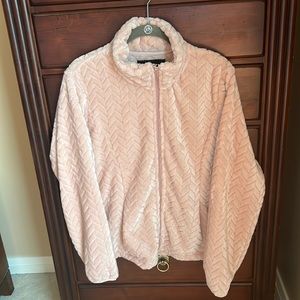 I5 Apparel Fleece Pink Full Zip Jacket NWT